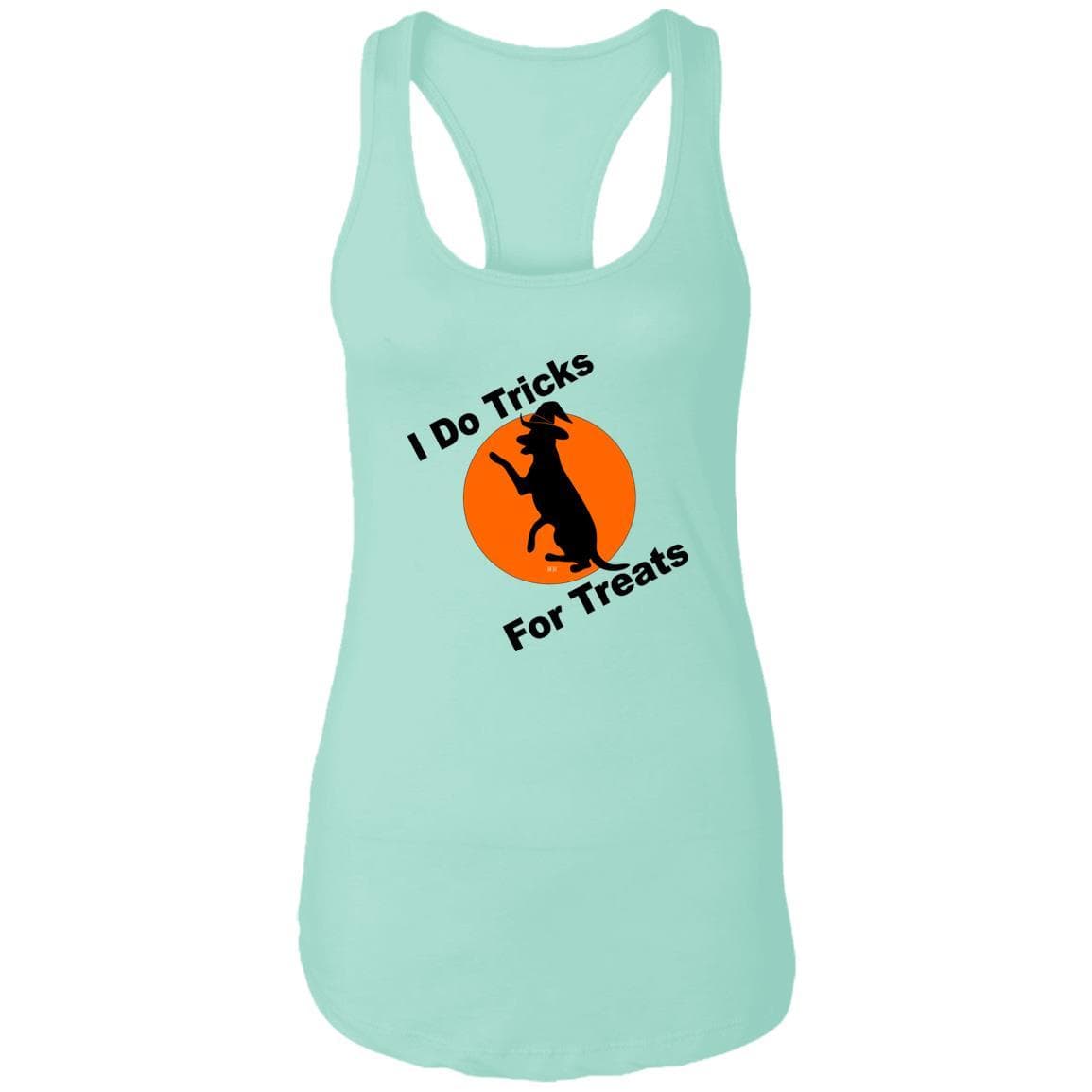 Tank Top Mint / X-Small WineyBitches.Co "I Do Tricks For Treats" Dog-Ladies Ideal Racerback Tank WineyBitchesCo