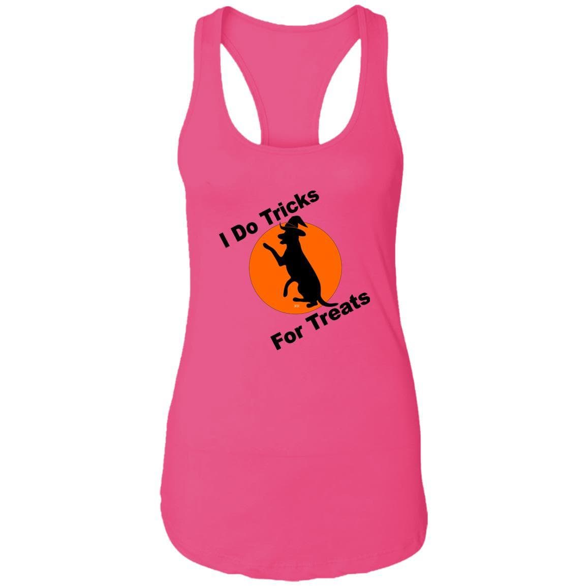 Tank Top Raspberry / X-Small WineyBitches.Co "I Do Tricks For Treats" Dog-Ladies Ideal Racerback Tank WineyBitchesCo