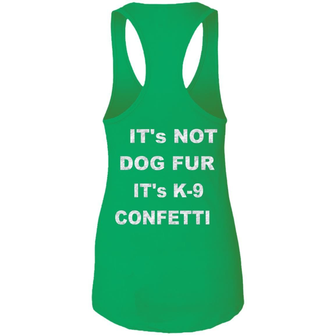 Tank Top WineyBitches.co "K9 Confetti" Ideal Racerback Tank Duel Printed. Ladies Ideal Racerback Tank WineyBitchesCo