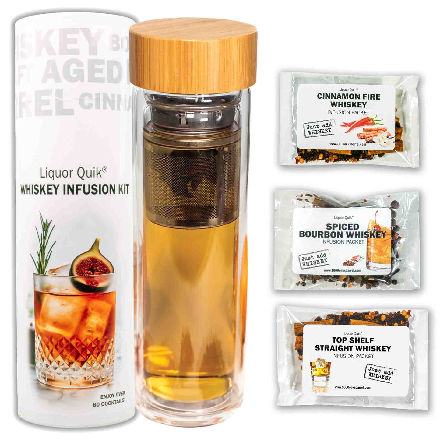 Liquor Quik~ Whiskey Infusion Kit