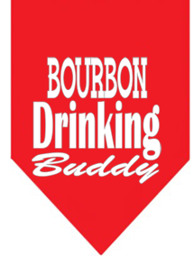 Winey Bitches Co Bourbon Drinking Buddy Doggie Bandana