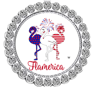 Winey Bitches Co Flamerica Flamingos Patriotic Tipsy Sip Collection Click To View