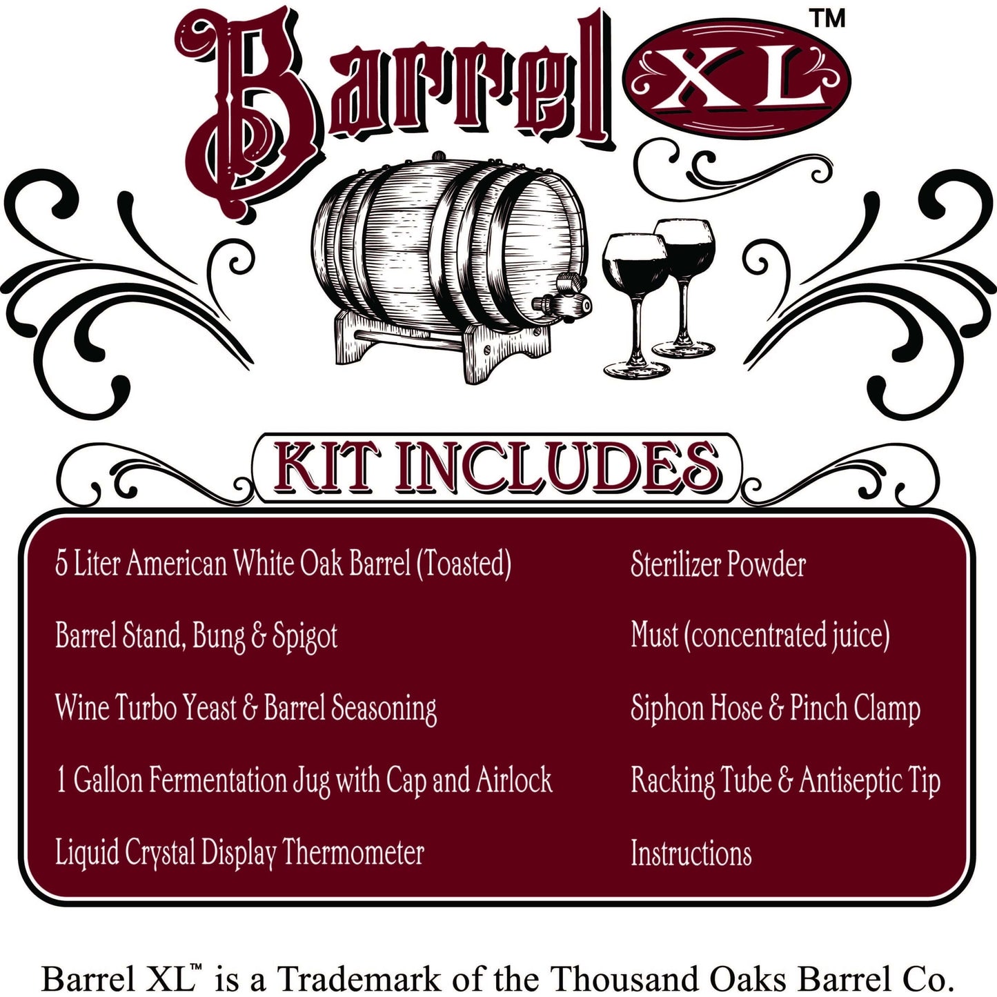 Barrel XL® Barrel Aged Cabernet Wine Making Kit