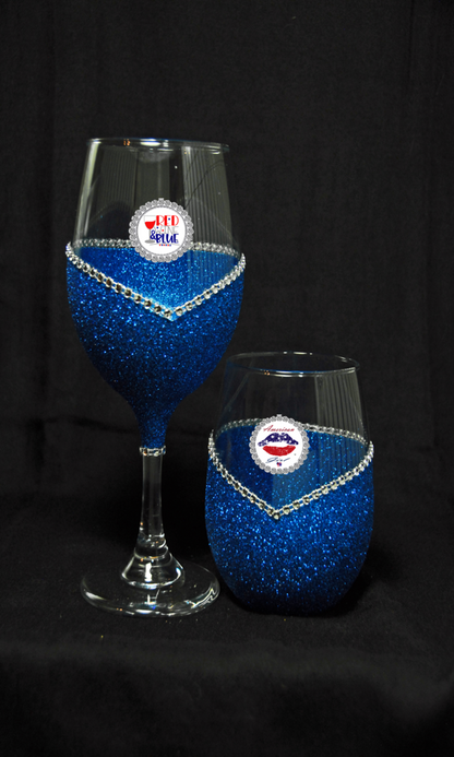 Winey Bitches Co Sweet Land Of Liberty (Patriotic Lips) Tipsy Sip Collection Click To View