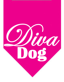 Winey Bitches Co Diva Dog, Doggie Bandana