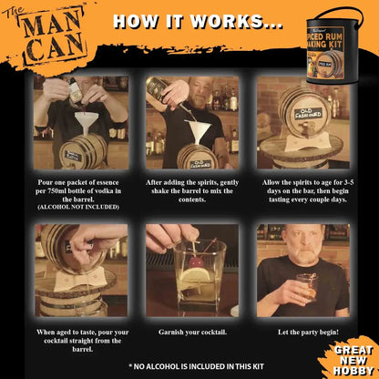 Spiced Rum Making Kit in a Can