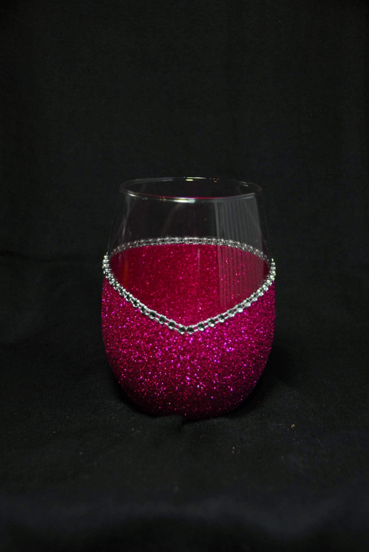 Classy with A Bitchy Side Bling Stem or Stemless Wine Glasses-Choose your color-Just Sayin' - Winey Bitches - Wine- Women- K9's