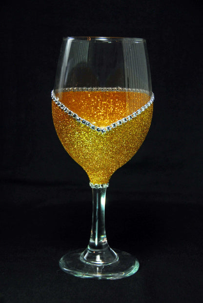 Drinkware Gold / Stem Winey Bitches Co Drink Drank Drunk Bling Stem or Stemless Wine Glasses-Choose your color WineyBitchesCo