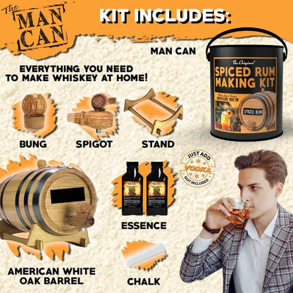 Spiced Rum Making Kit in a Can