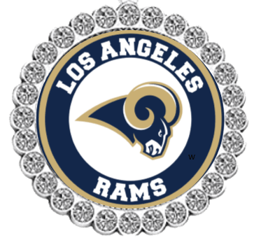 NFL Rhinestone Circle Tipsy Sip glass charms-Choose Your Team - Winey Bitches - Wine- Women- K9's