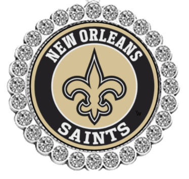NFL Rhinestone Circle Tipsy Sip glass charms-Choose Your Team - Winey Bitches - Wine- Women- K9's