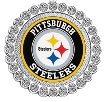 NFL Rhinestone Circle Tipsy Sip glass charms-Choose Your Team - Winey Bitches - Wine- Women- K9's