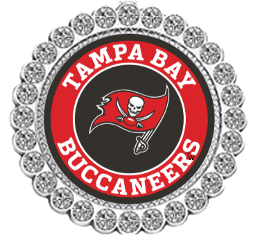 NFL Rhinestone Circle Tipsy Sip glass charms-Choose Your Team - Winey Bitches - Wine- Women- K9's