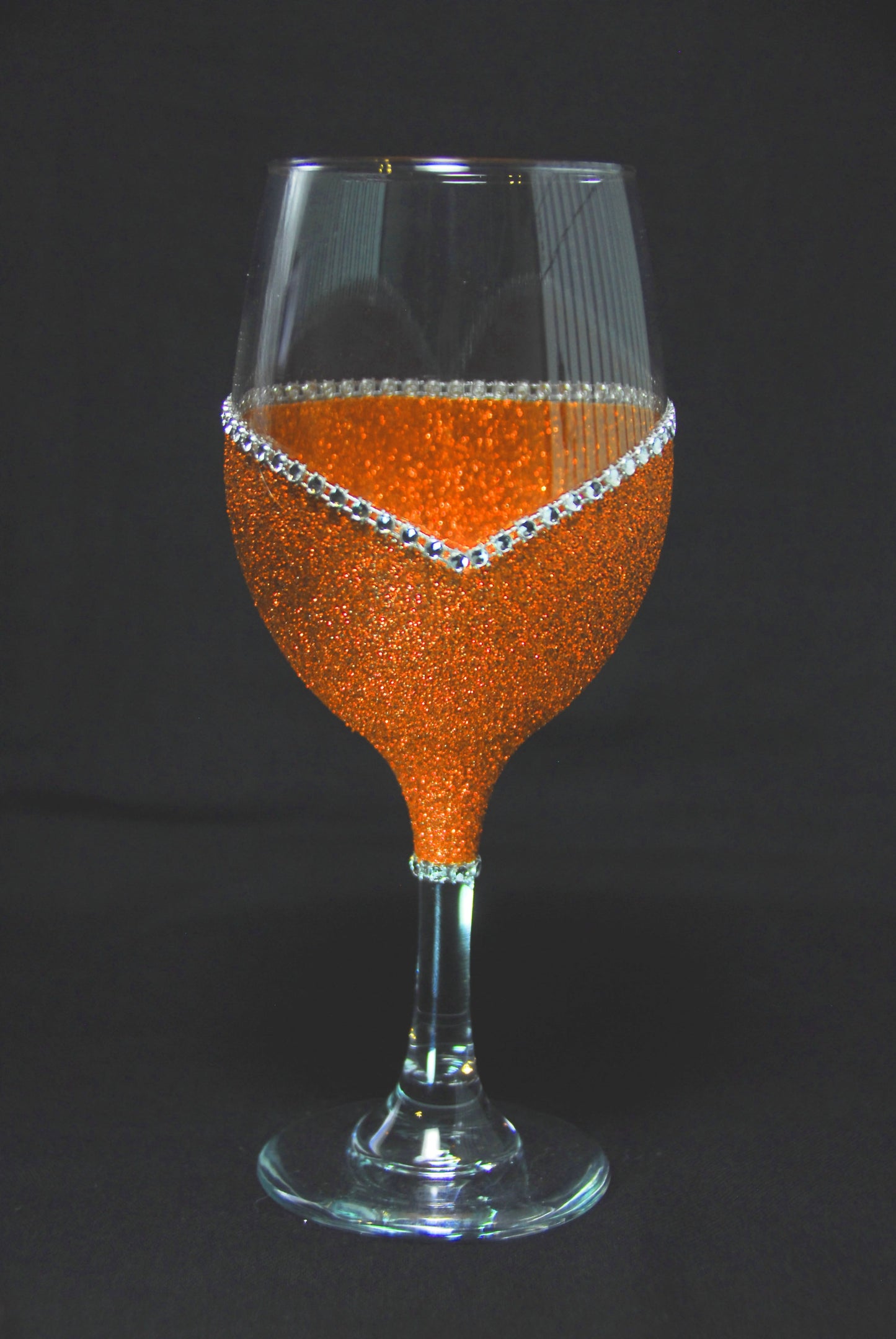 Winey Bitches Flight Club Bling Stem or Stemless Wine Glasses-Choose your color