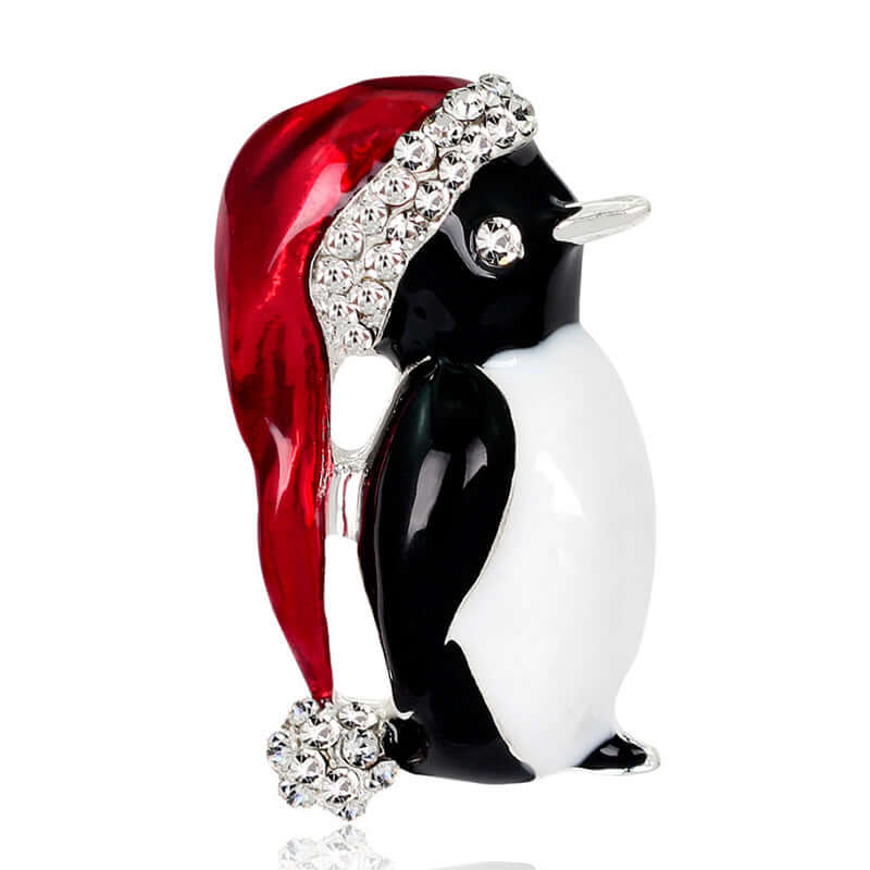 Winey Bitches Co Christmas Penguin Tipsy Sips! "Magnetic Bling for your Wine Glass"