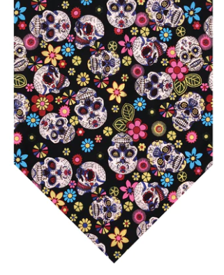 Winey Bitches Co Daddy's Day Of The Dead Doggie Bandana