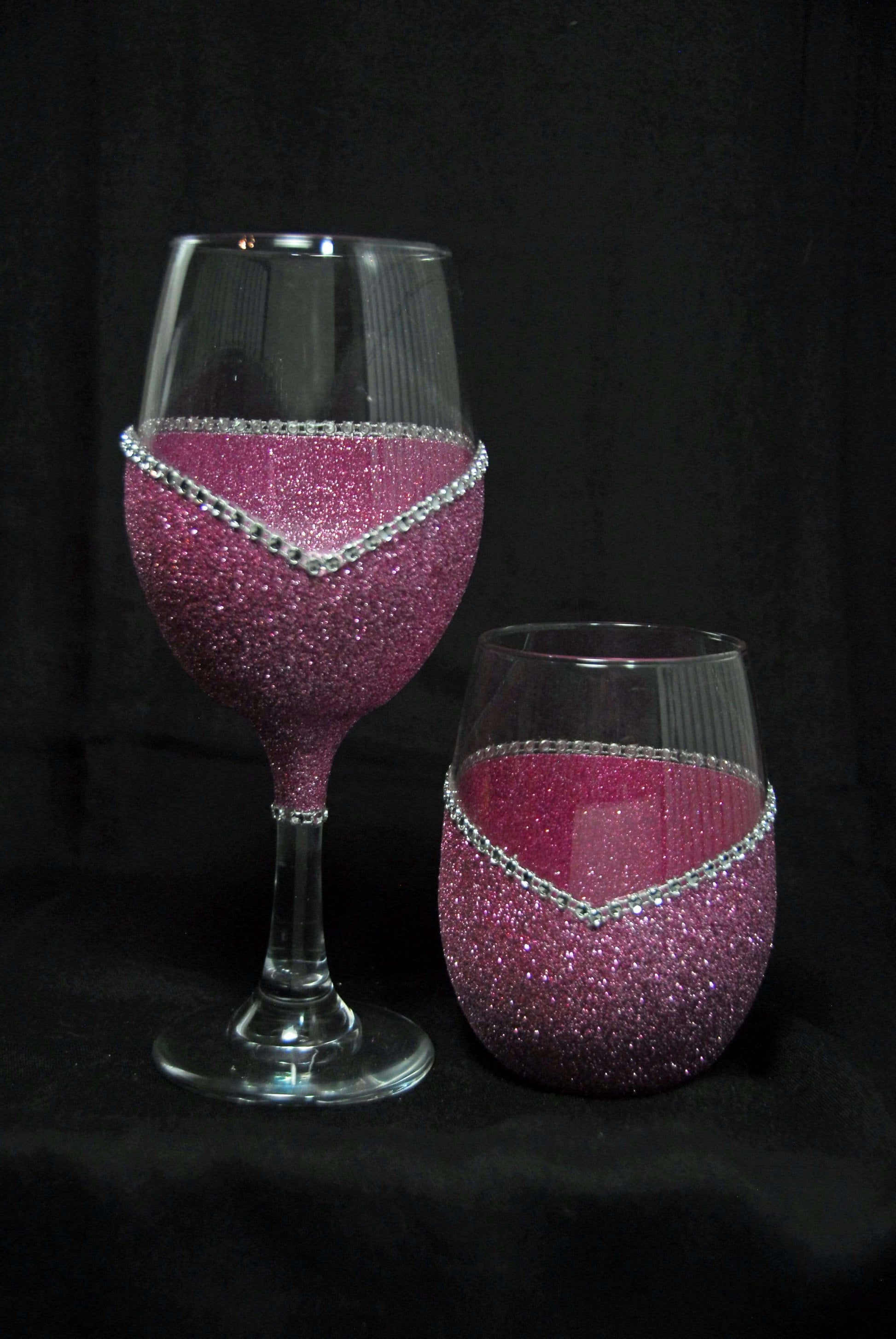 Barware Copy of Winey Bitches Co ""Nice With A Hint Of Naughty" Holiday Drinkware-Choose your color WineyBitchesCo