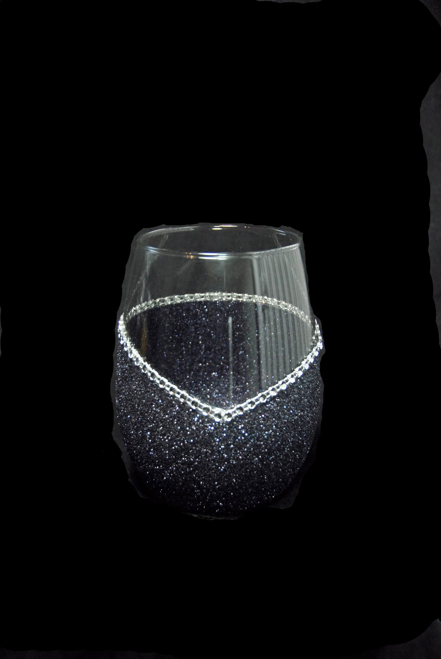 Candles Black-Silver Winey Bitches Co Bling Stemless Candle Set-Choose your glass color WineyBitchesCo