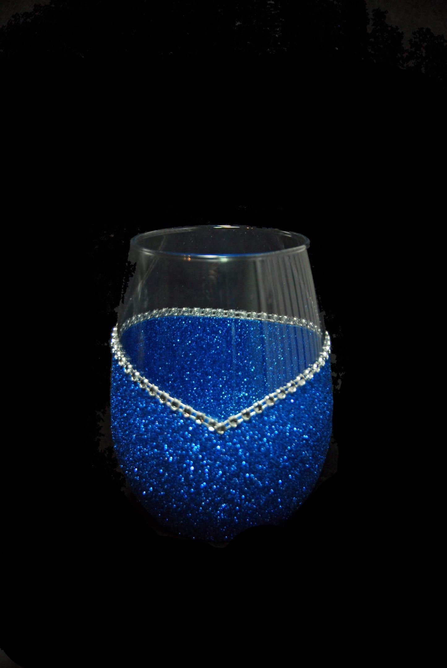 Candles Blue Winey Bitches Co Bling Stemless Candle Set-Choose your glass color WineyBitchesCo