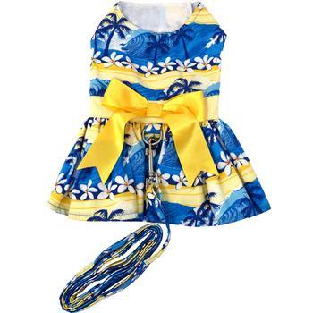 Catching Waves Dog Dress with Matching Leash - Winey Bitches - Wine- Women- K9's