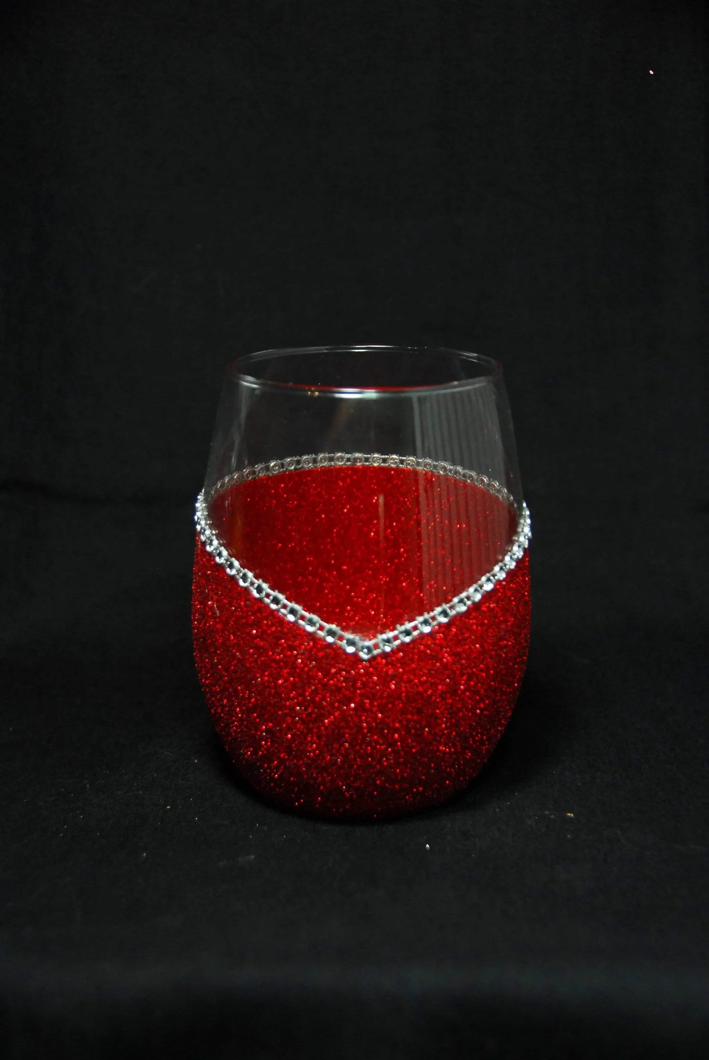 Happy Single Awareness Day " Anti Valentines Day Wine Glass- Choose your color, Stem or Stemless - Winey Bitches - Wine- Women- K9's