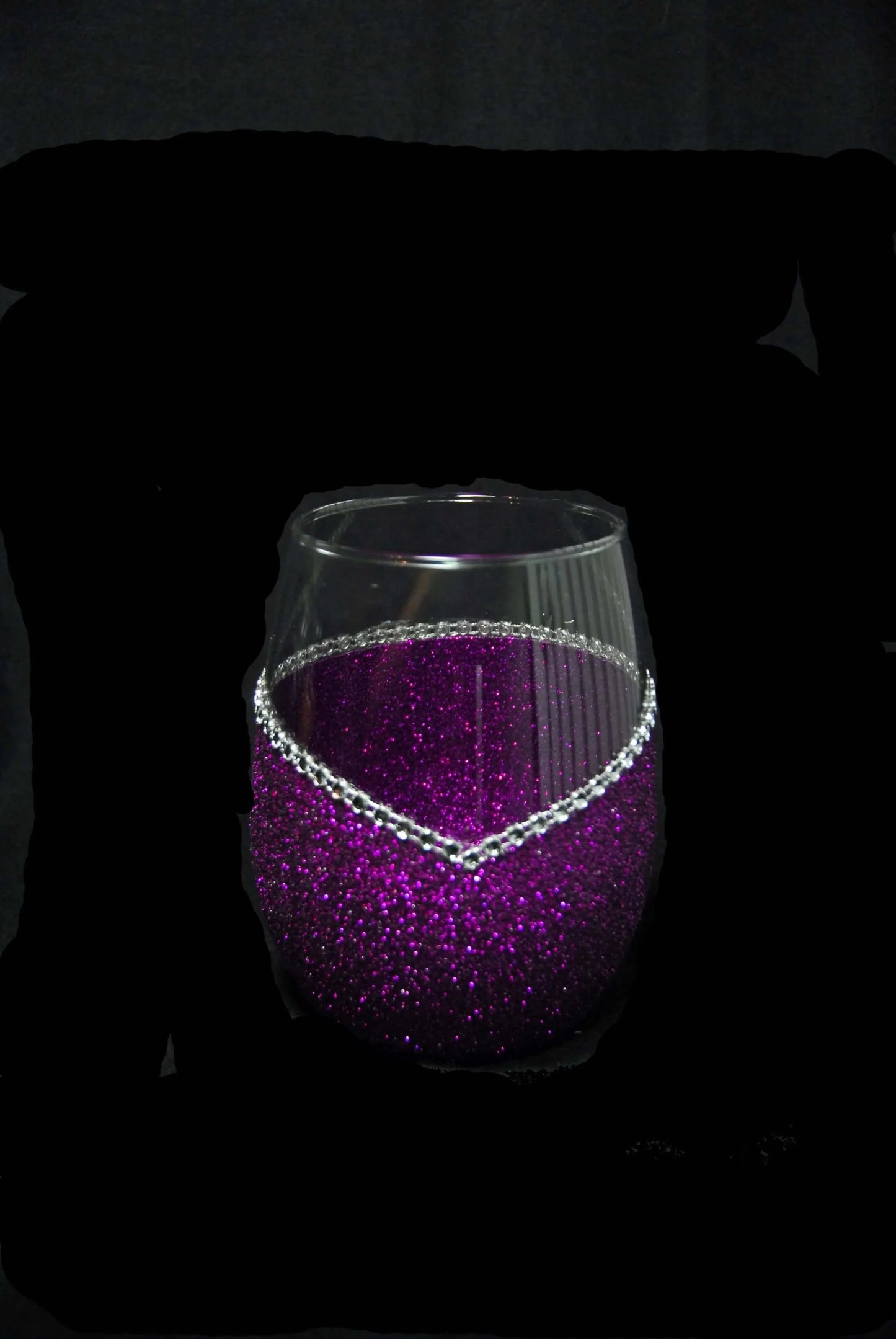 Happy Single Awareness Day " Anti Valentines Day Wine Glass- Choose your color, Stem or Stemless - Winey Bitches - Wine- Women- K9's