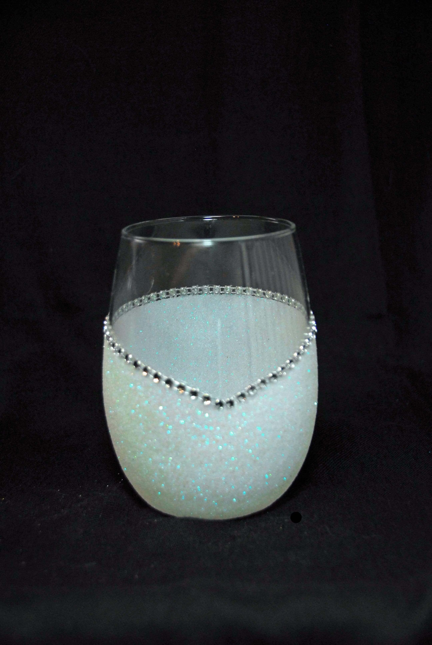 Classy Glassy Bling Stemless V Style Wine Glasses-Choose your color - Winey Bitches - Wine- Women- K9's
