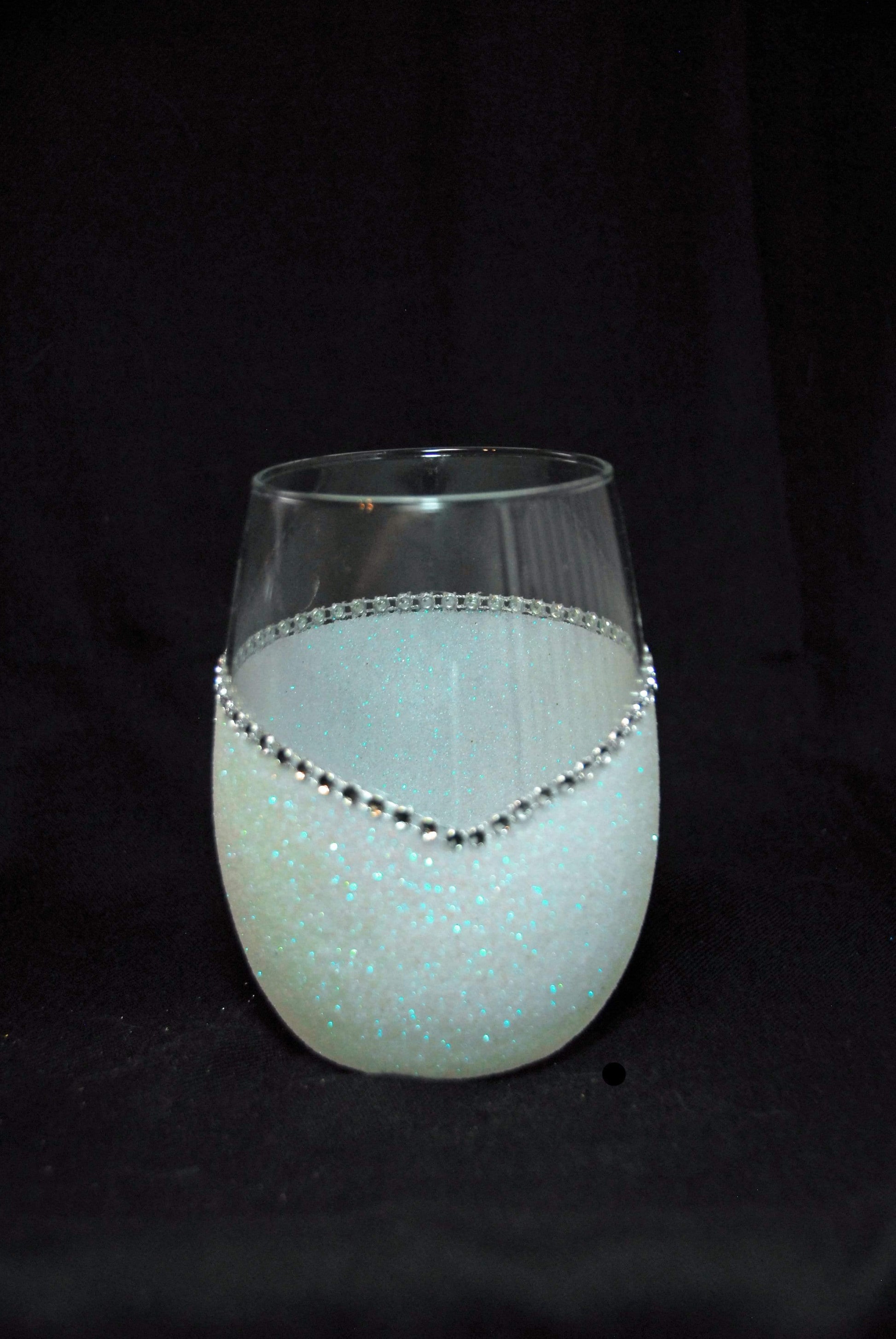 Floral Skull Design #3-Bling Stem or Stemless Wine Glasses-Choose your color-Pirate Theme - Winey Bitches - Wine- Women- K9's