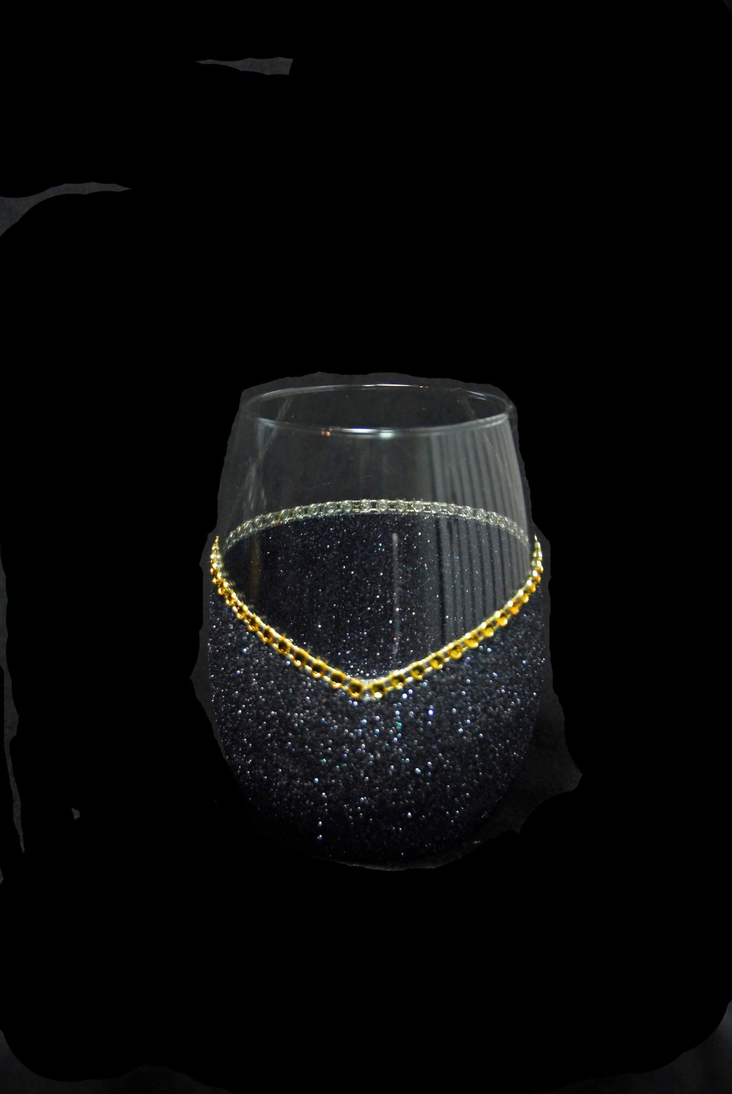 Glassware Black-Gold Winey Bitches Co Bling Doggie Treat Jar (with treats)-Choose your color WineyBitchesCo