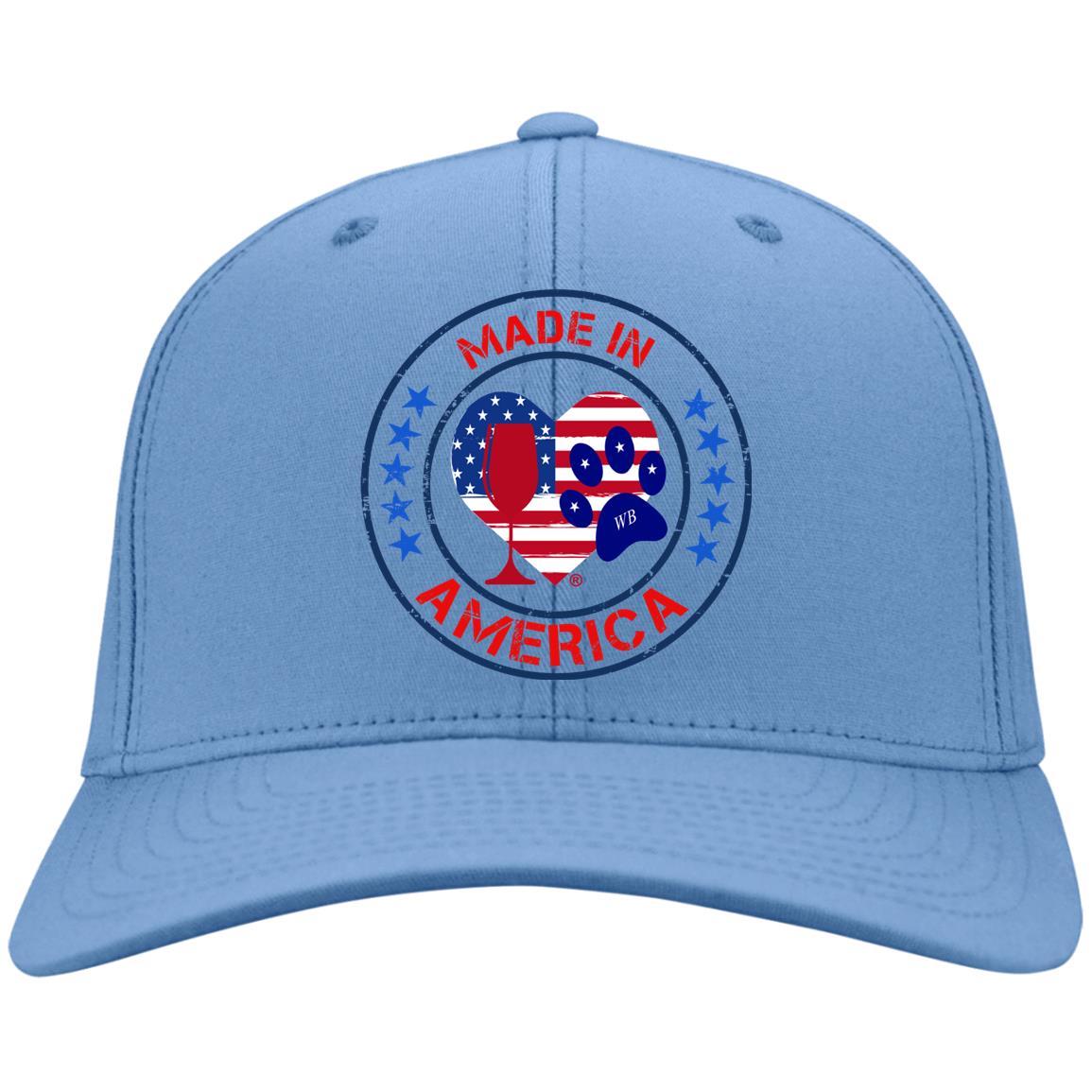 Hats Carolina Blue / One Size Winey Bitches Co "Made In America" Embroidered Twill Cap WineyBitchesCo
