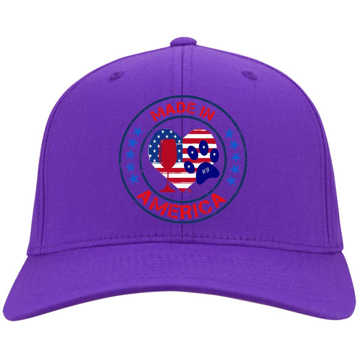 Hats Purple / One Size Winey Bitches Co "Made In America" Embroidered Twill Cap WineyBitchesCo