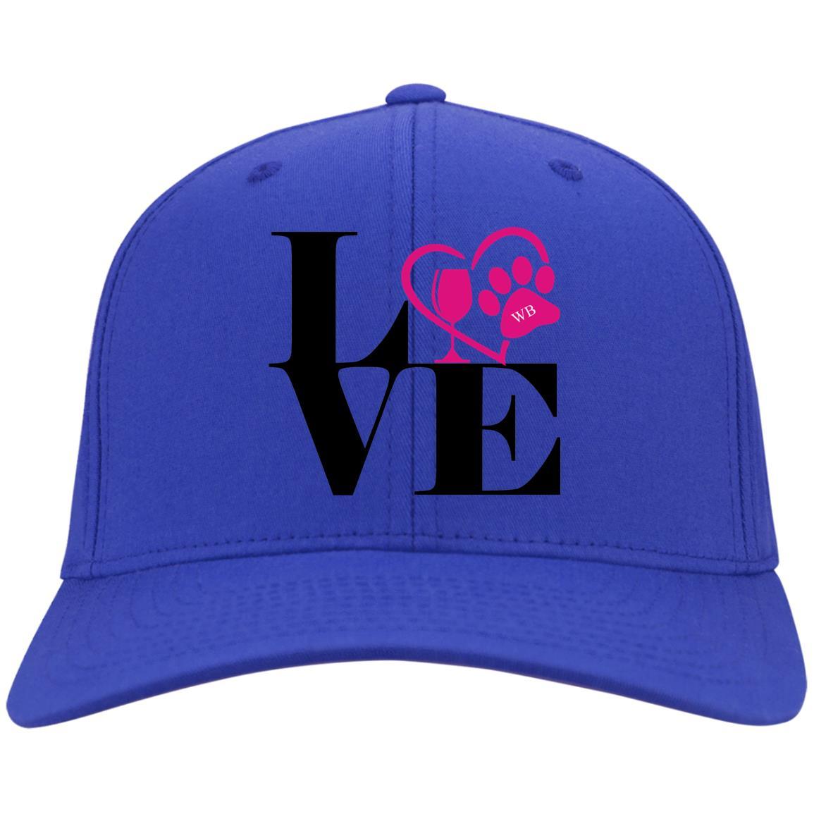 Hats Royal / One Size Winey Bitches Co 'Love 2" Embroidered Twill Cap WineyBitchesCo