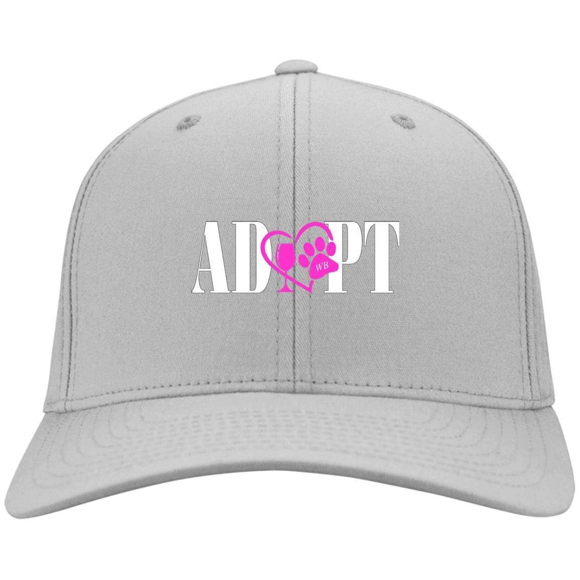 Hats Silver / One Size Winey Bitches Co Adopt Embroidered Twill Cap WineyBitchesCo