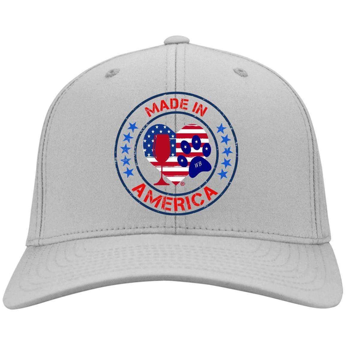 Hats Silver / One Size Winey Bitches Co "Made In America" Embroidered Twill Cap WineyBitchesCo