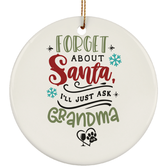 Housewares White / One Size SUBORNC Ceramic Circle Ornament WineyBitchesCo