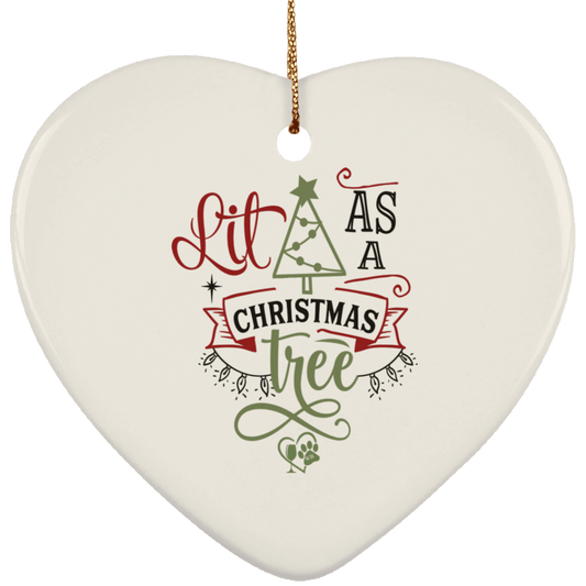 Housewares White / One Size SUBORNH Ceramic Heart Ornament WineyBitchesCo