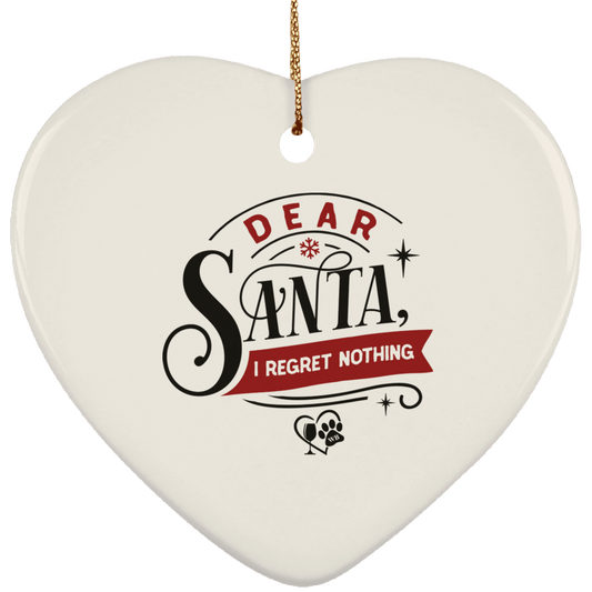 Housewares White / One Size SUBORNH Ceramic Heart Ornament WineyBitchesCo