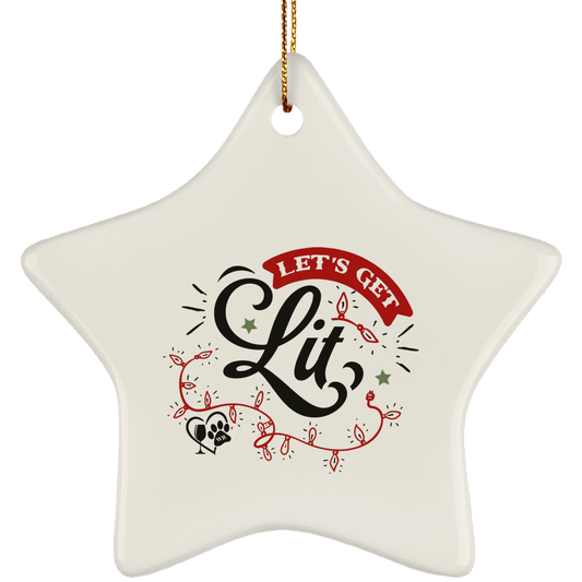 Housewares White / One Size SUBORNS Ceramic Star Ornament WineyBitchesCo