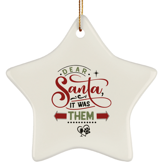 Housewares White / One Size SUBORNS Ceramic Star Ornament WineyBitchesCo