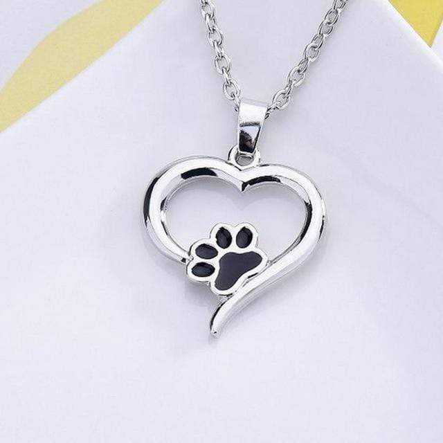 Jewelry & Watches A WineyBitches.Co Stylish Paw Heart Necklace For Women WineyBitchesCo