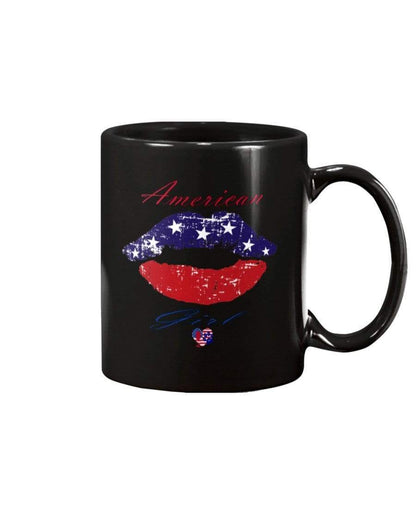 Mugs Black / 15OZ Winey Bitches Co "American Girl" 15oz Mug WineyBitchesCo