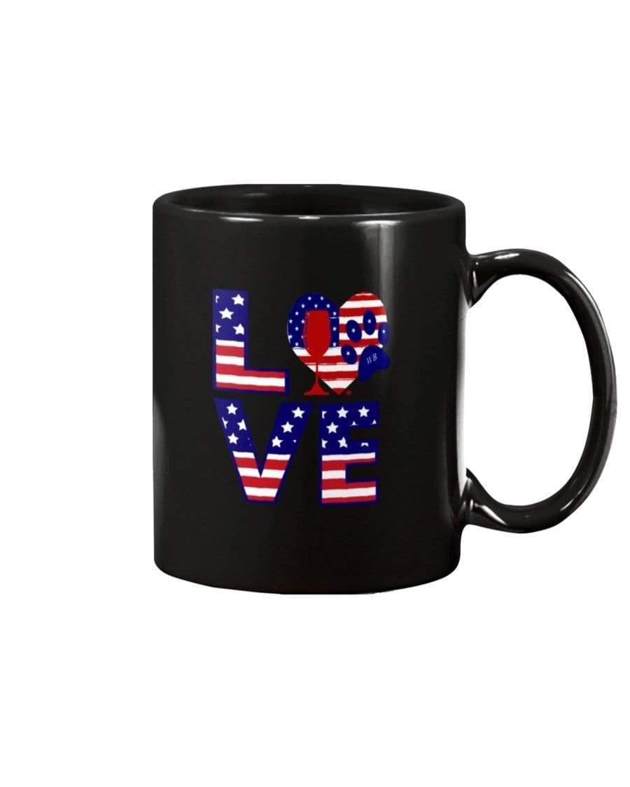 Mugs Winey Bitches Co "American Love Paw" 15oz Mug WineyBitchesCo