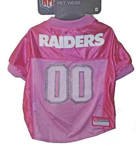 Womens pink 2025 raiders jersey