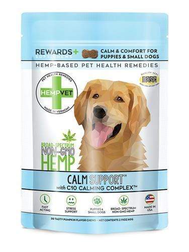 Pets Winey Bitches Co CALM SUPPORT REWARDS+ CBD with C10 Calming Complex™ (30 chews/bag) WineyBitchesCo