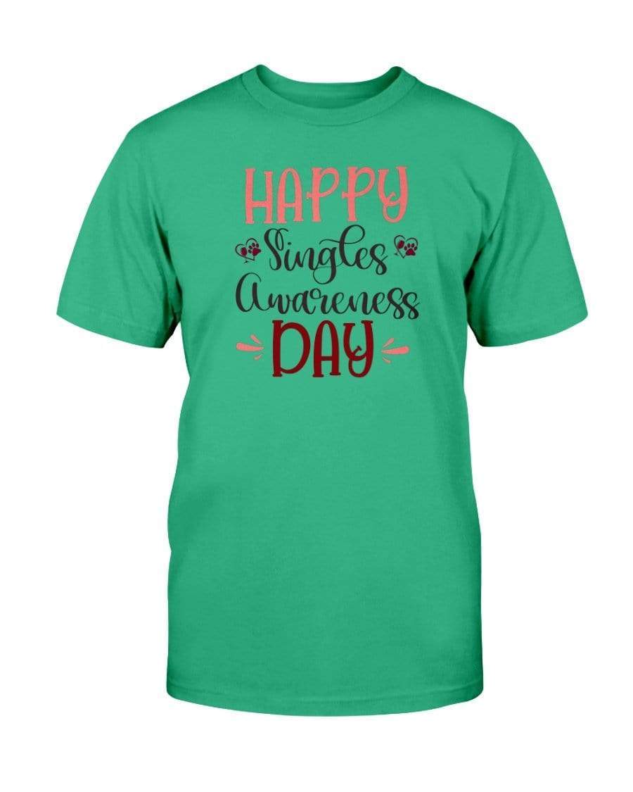 Shirts Antque Irish Green / S Winey Bitches Co "Happy Single Awareness Day" Ultra Cotton T-Shirt WineyBitchesCo