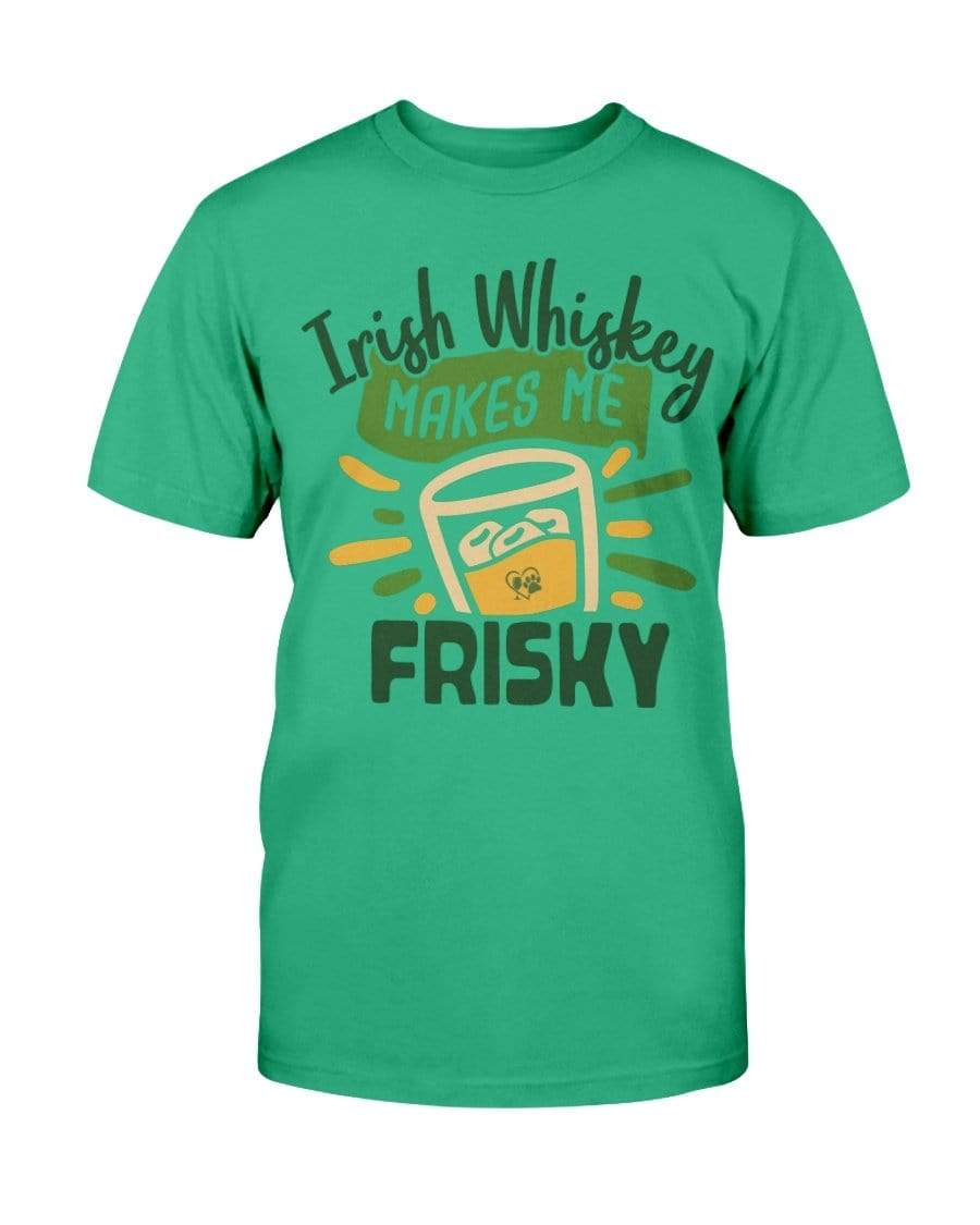 Shirts Antque Irish Green / S Winey Bitches Co "Irish Whiskey Makes Me Frisky" Ultra Cotton T-Shirt WineyBitchesCo