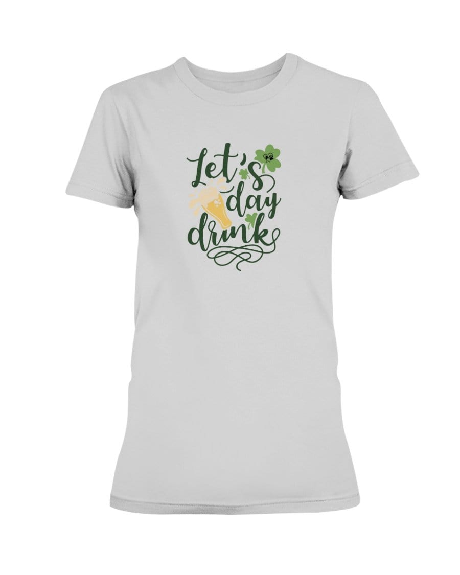 Shirts Ash Grey / S Winey Bitches Co "Let's Day Drink" Ladies Missy T-Shirt WineyBitchesCo