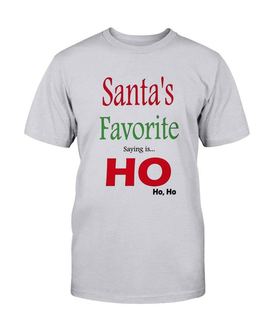 Shirts Ash / S Winey Bitches Co "Santa's Favorite Saying" Ultra Cotton T-Shirt WineyBitchesCo