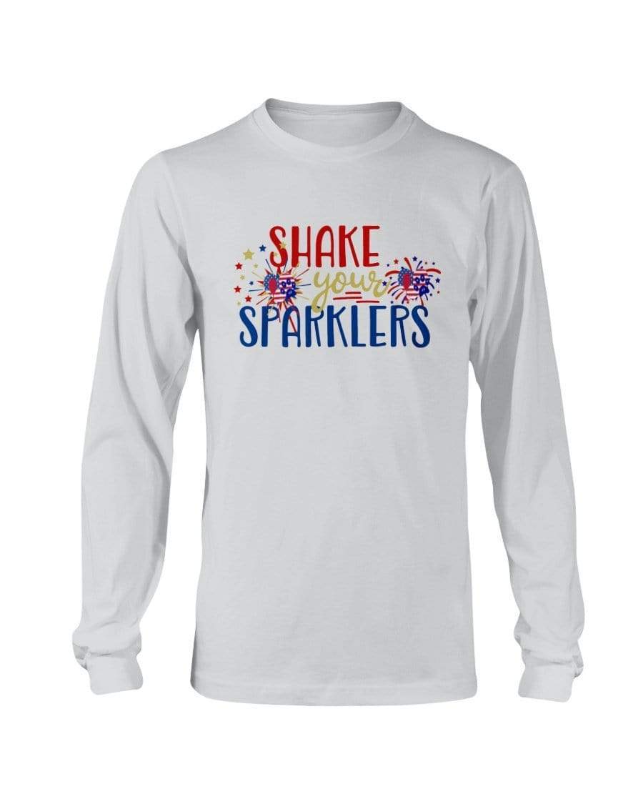 Shirts Ash / S Winey Bitches Co "Shake your Sparklers" Long Sleeve T-Shirt WineyBitchesCo