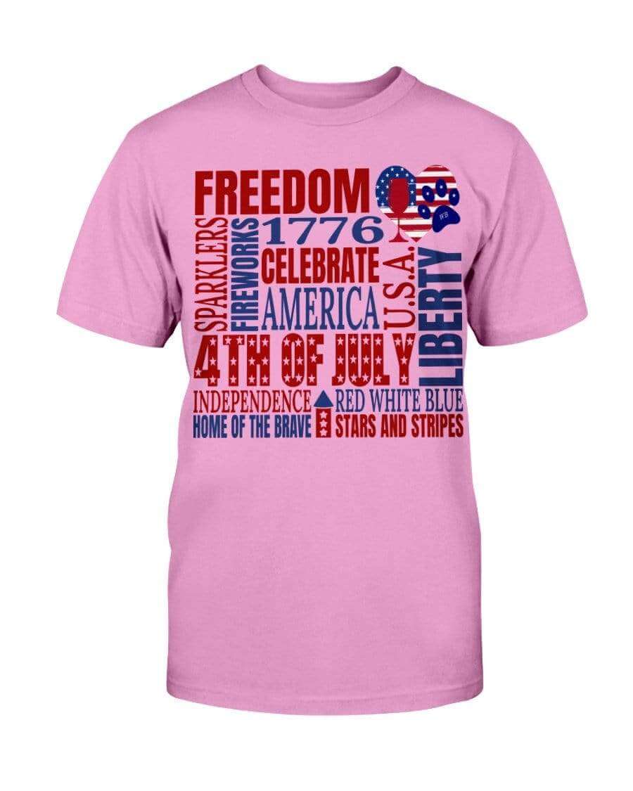 Shirts Azalea / S Winey Bitches Co "Celebrate America" Ultra Cotton T-Shirt-4th of July WineyBitchesCo